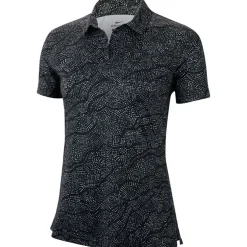 Nike Ladies Golf Apparel^Dri-Fit UV Fuid Print hirt Poo hort eeve Gof Appare