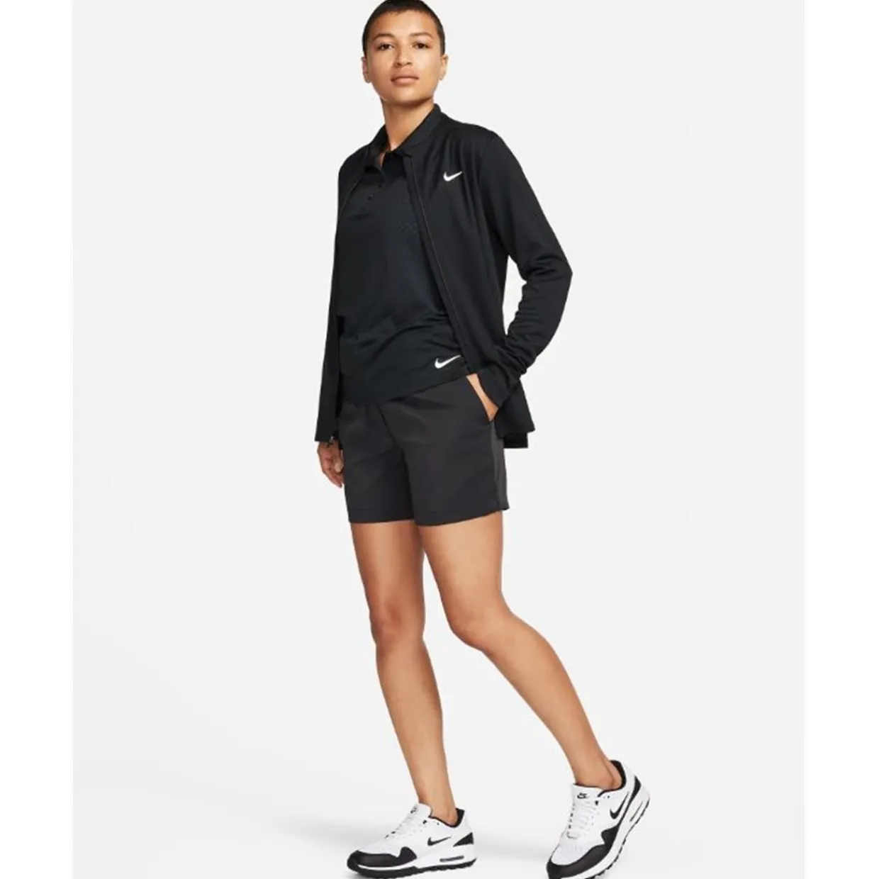 Nike Ladies Golf Apparel^Dri-FIT Victory 5 IN hort Fat Front Gof Appare