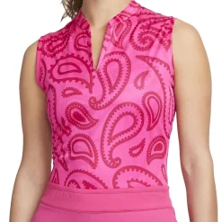 Nike Ladies Golf Apparel^Dri-FIT Victory Jacquard hirt Poo hort eeve Gof Appare