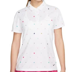 Nike Ladies Golf Apparel^Dri-FIT Victory Printed hirt Poo hort eeve Gof Appare