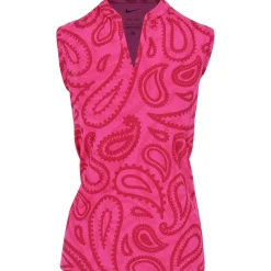 Nike Ladies Golf Apparel^Dri-Fit Victory eevee pring Aover Jaquard Print hirt Poo hort eeve Gof Appare