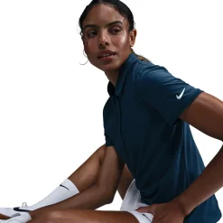 Nike Ladies Golf Apparel^Dri-Fit Victory / hirt Poo hort eeve Gof Appare