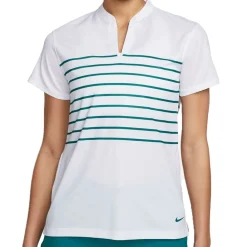 Nike Ladies Golf Apparel^Dri-Fit Victory triped hirt Poo hort eeve Gof Appare