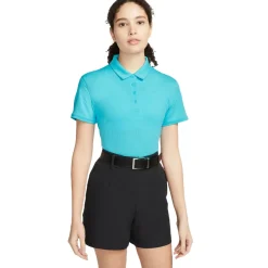 Nike Ladies Golf Apparel^Dri Fit Victory Vaneer hirt Poo hort eeve Gof Appare