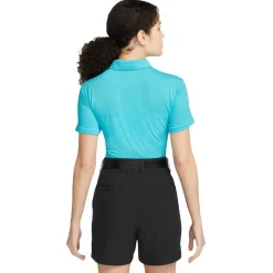 Nike Ladies Golf Apparel^Dri Fit Victory Vaneer hirt Poo hort eeve Gof Appare