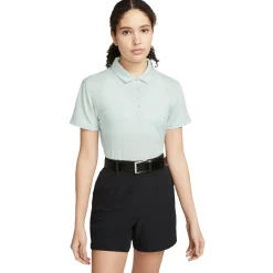 Nike Ladies Golf Apparel^Dri Fit Victory Vaneer hirt Poo hort eeve Gof Appare