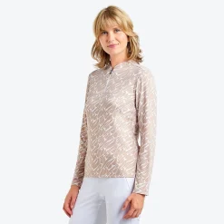 Nivo Ladies Golf Apparel^oita ock hirt Poo ong eeve Gof Appare