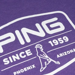 Ping Golf Shirts^Badge hirt T-hirt Gof Appare