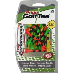 Pride Tees^Evolution Striped 2 3/4” 30 Count Golf Tees
