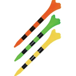 Pride Tees^Evolution Striped 2 3/4” 30 Count Golf Tees