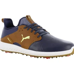 Puma Mens Golf Shoes|Spiked Golf Shoes^Ignite PWRAdapt Caged Crafted Golf Shoe Golf Shoes