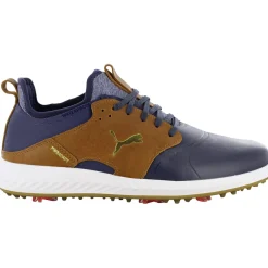 Puma Mens Golf Shoes|Spiked Golf Shoes^Ignite PWRAdapt Caged Crafted Golf Shoe Golf Shoes
