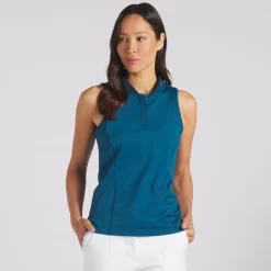 Puma Ladies Golf Apparel^Range eevee Pique hirt Poo hort eeve Gof Appare