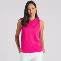 Puma Ladies Golf Apparel^Range eevee Pique hirt Poo hort eeve Gof Appare