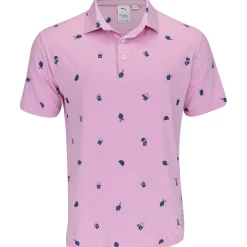 Puma Golf Shirts^AP Coudpun Citru hirt Poo hort eeve Gof Appare