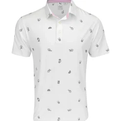 Puma Golf Shirts^AP Coudpun Citru hirt Poo hort eeve Gof Appare