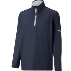 Kids Puma Kids Golf Apparel^Boy Gaer 1/4 Zip Outerwear Puover Gof Appare