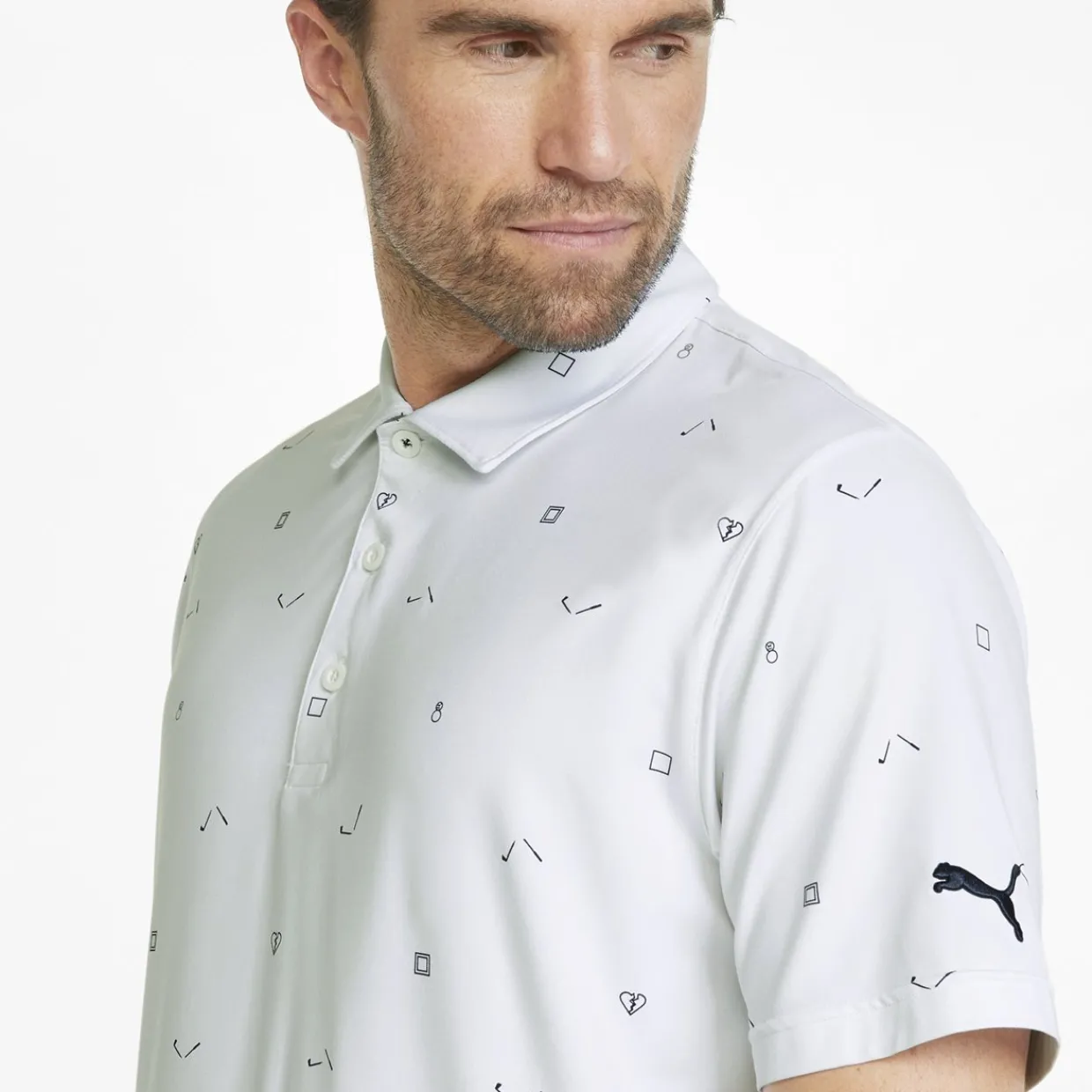 Puma Golf Shirts^Coudpun H8 Gof hirt Poo hort eeve Gof Appare