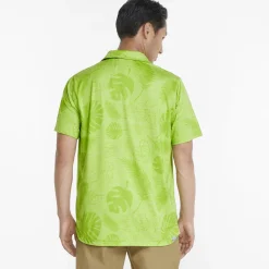 Puma Golf Shirts^Coudpun eave n' Fower hirt Poo hort eeve Gof Appare