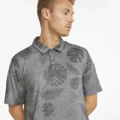 Puma Golf Shirts^Coudpun eave n' Fower hirt Poo hort eeve Gof Appare