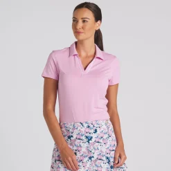 Puma Ladies Golf Apparel^Coudpun Piped hirt Poo hort eeve Gof Appare