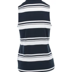 Puma Ladies Golf Apparel^Coudpun Vaey tripe eevee hirt Poo hort eeve Gof Appare