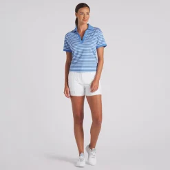 Puma Ladies Golf Apparel^EveryDay tripe Pique hirt Poo hort eeve Gof Appare