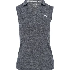 Kids Puma Kids Golf Apparel^Gir' Heather hirt Poo hort eeve Gof Appare