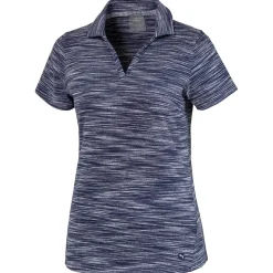 Puma Ladies Golf Apparel^Heather ub hirt Poo hort eeve Gof Appare