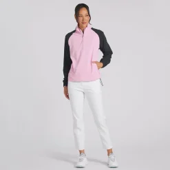 Puma Ladies Golf Apparel^ightWeight 1/4 Zip he Outerwear Puover Gof Appare