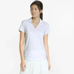 Puma Ladies Golf Apparel^attr Gut O' Wind hirt Poo hort eeve Gof Appare