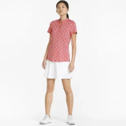Puma Ladies Golf Apparel^attr Hibicu hirt Poo hort eeve Gof Appare
