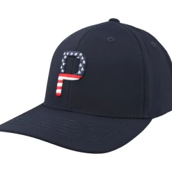 Puma Golf Hats^Pars & Stripes 6 Panel Golf Headwear Cap Golf Apparel