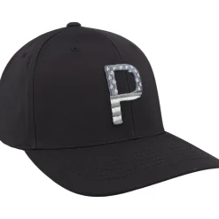 Puma Golf Hats^Pars & Stripes 6 Panel Golf Headwear Cap Golf Apparel