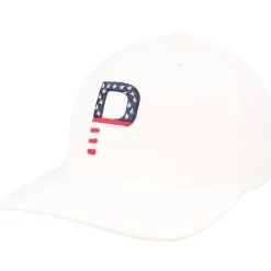 Puma Golf Hats^Pars & Stripes 6 Panel Golf Headwear Cap Golf Apparel