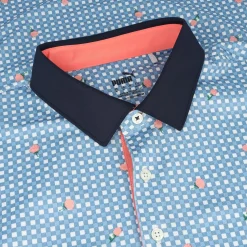 Puma Golf Shirts^Pique Gingha hirt Poo hort eeve Gof Appare