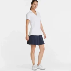 Puma Ladies Golf Apparel^PWRHAPE oid kort Reguar Gof Appare