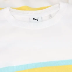 Puma Ladies Golf Apparel^Reort tripe weater Crew Gof Appare