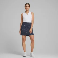 Puma Ladies Golf Apparel^Rie Voition tar kort Reguar Gof Appare