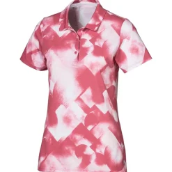 Puma Ladies Golf Apparel^oft Geo hirt Poo hort eeve Gof Appare