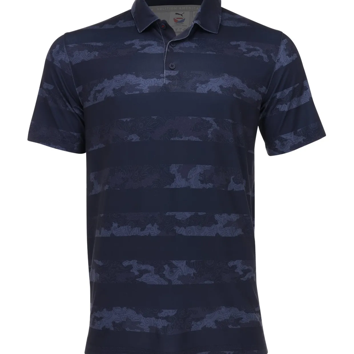 Puma Golf Shirts^Voition Bandana tripe hirt Poo hort eeve Gof Appare
