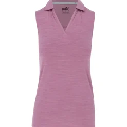 Puma Ladies Golf Apparel^W Coudpun Coat hirt Poo hort eeve Gof Appare