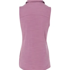 Puma Ladies Golf Apparel^W Coudpun Coat hirt Poo hort eeve Gof Appare