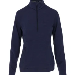Puma Ladies Golf Apparel^W Coudpun Rockaway 1/4 Zip Outerwear Puover Gof Appare