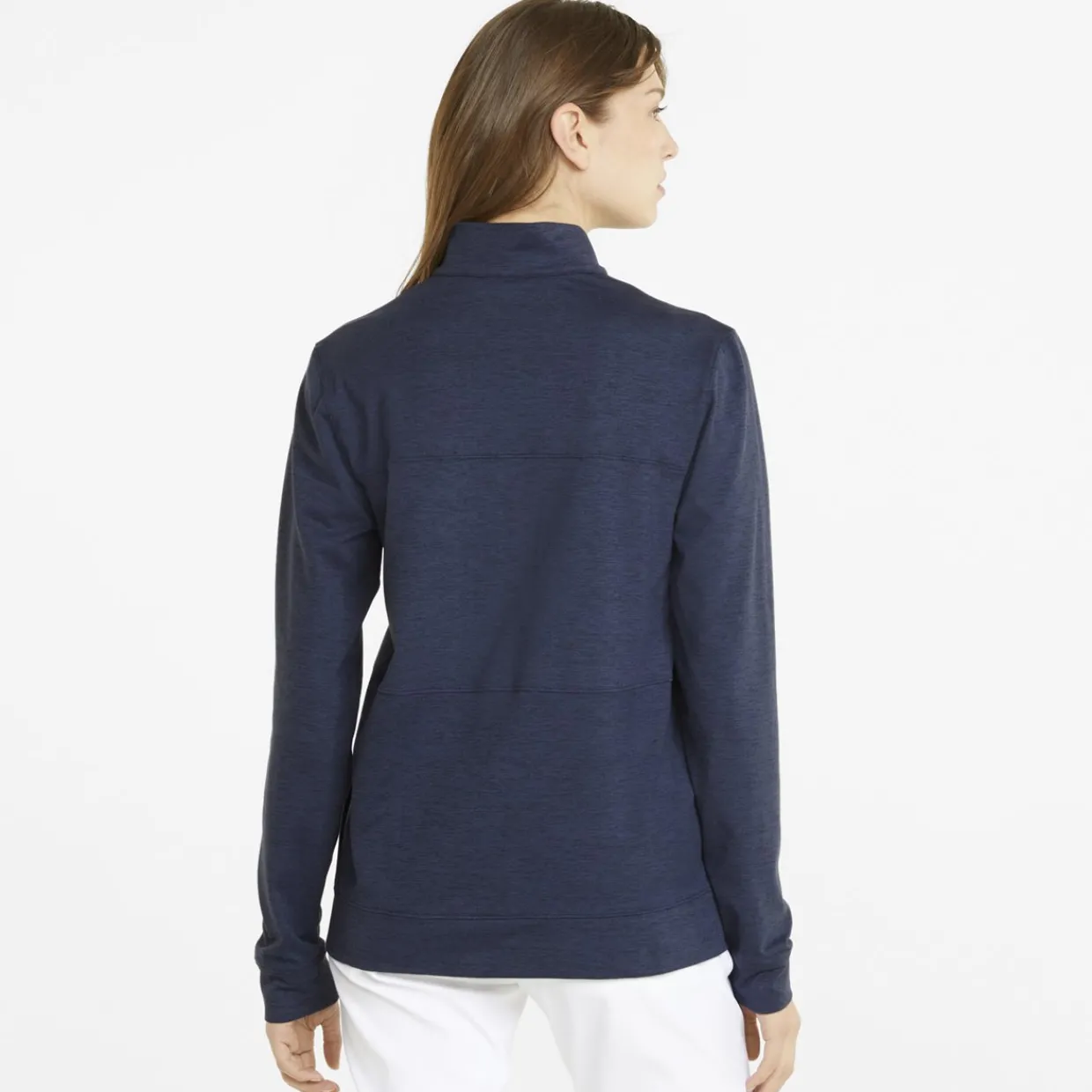 Puma Ladies Golf Apparel^W Coudpun Rockaway 1/4 Zip Outerwear Puover Gof Appare