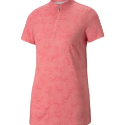 Puma Ladies Golf Apparel^W ATTR Bouquet hirt Poo hort eeve Gof Appare