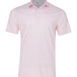 Puma Mens Golf Apparel|Golf Shirts^X AP attr Checkered hirt Poo hort eeve Gof Appare