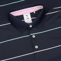 Puma Golf Shirts^X AP Rugby tripe hirt Poo hort eeve Gof Appare