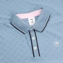 Puma Golf Shirts^X AP Tipped Jacquard hirt Poo hort eeve Gof Appare