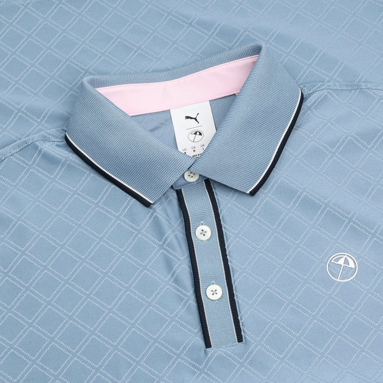 Puma Golf Shirts^X AP Tipped Jacquard hirt Poo hort eeve Gof Appare
